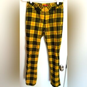 Women’s Dickies Yellow Plaid Pants size 3/26